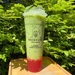 มัจฉะสตรอว์เบอร์รี่ แก้วใหญ่