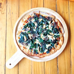 4 pcs (Vegetarian) พิซซ่าผักโขมทรัฟเฟิล - Spinach Truffle