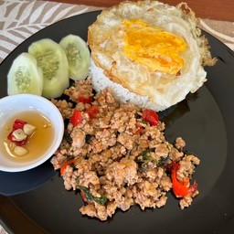 ข้าวกระเพราหมูสับ