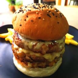 3ชั้น American Burger