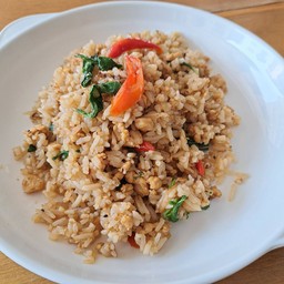 ข้าวกะเพราคลุก