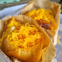 ปังปิ่งไส้ทะลัก ฝอยทองนม