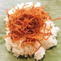 ข้าวเหนียวหมูฝอย