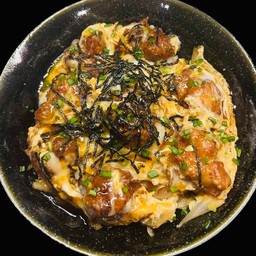 โอยะโกะด้ง ข้าวหน้าไก่ทอด + มิโซะชุป