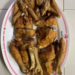 ไก่บ้านทอดเกลือ