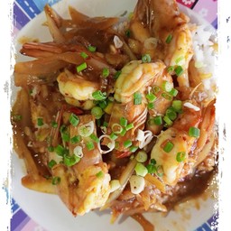 ข้าวกุ้งผัดพริกเผา