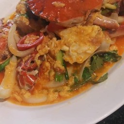ปูเนื้อผัดผง 7ขีด