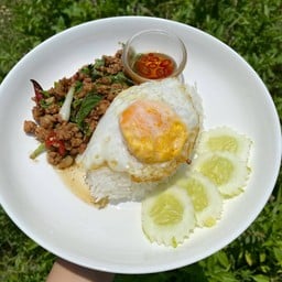 หมูสับผัดพริกสด