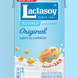 นมแลคตาซอยกล่อง 300 มล.