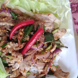 Larb Moo With Rice