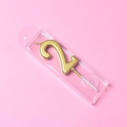 เทียนตัวเลข 2