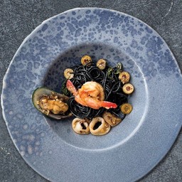 Black Spaghetti Seafood