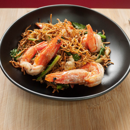 ผัดซีอิ๊วกุ้ง
