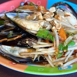 ตำหอยแมงภู่