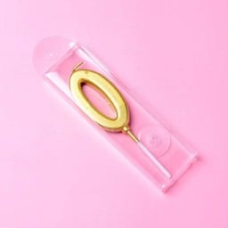 เทียนตัวเลข 0