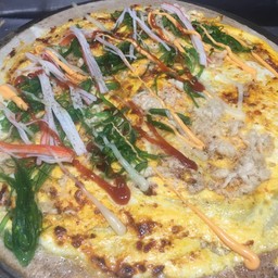 พริกเผา+ไก่หยอง+ไข่ไก่+ปูอัด+ยำสาหร่าย
