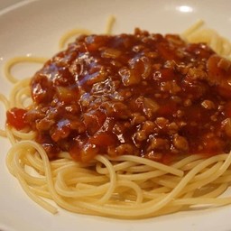 สปาเก็ตตี้ซอสหมู