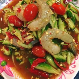 ตำแตงกุ้งสด รสเด็ด