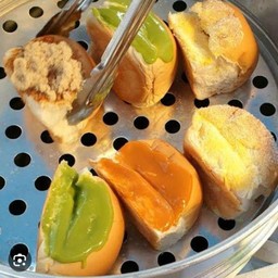 ปังนึ่ง ฝอยทองนม