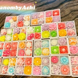 วุ้นดอกไม้8ชิ้น  5 กล่องแถม 1 กล่องเล็ก