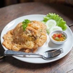 ข้าวไข่เจียวกุ้ง