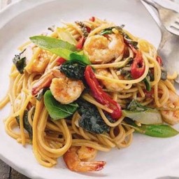 Stir-fried Seafood Spaghetti