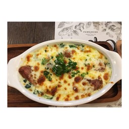 ผักโขมอบชีส