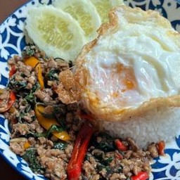 Krapao Rice with Fried Egg
