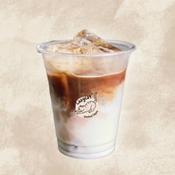 ลาเต้เย็น (ทางร้านใช้นมสดล้วน ไม่ใช้นมผสมนะคะ)