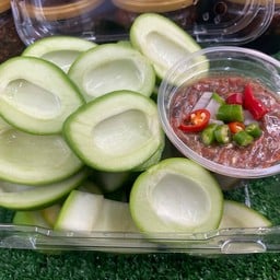 มะม่วงเบาใต้500กรัม+น้ำจิ้มฟรี1อย่าง