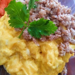 ข้าวไข่ข้นหมูสับ