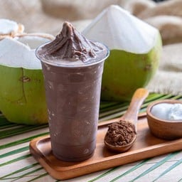 นมสด มะพร้าว โกโก้ ปั่น 16 Oz