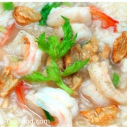 ข้าวต้มกุ้งทรงเครื่อง