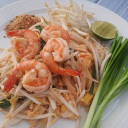 ผัดไท กุ้งสด