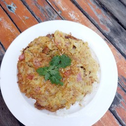 ข้าวไข่เจียวหมูสับ