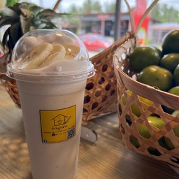 กล้วยหอมปั่นนมสด