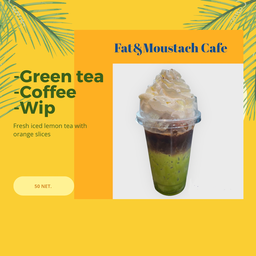 Green tea-Coffee-wip Cream