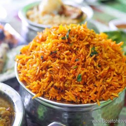 Fish biryani