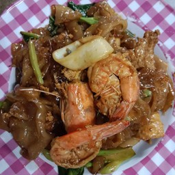 ผัดซีอิ๊วทะเล เส้นใหญ่