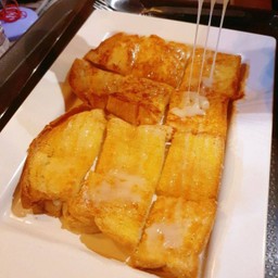 ปังปิ้งเนย+นม