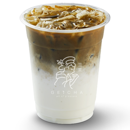 Iced Hojicha Dirty