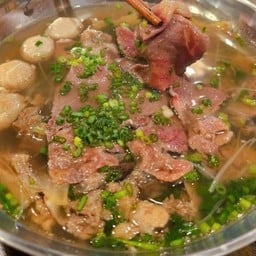 Special beef pho with Tenderloin