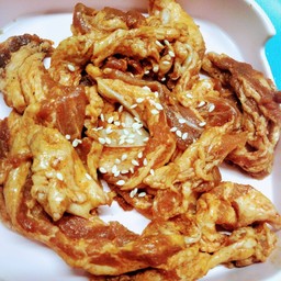 สามชั้นหมักซอสเกาหลี