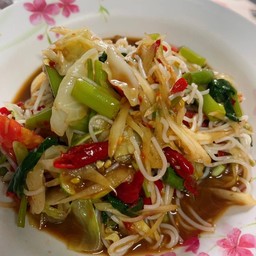 ตำซั่วผัก