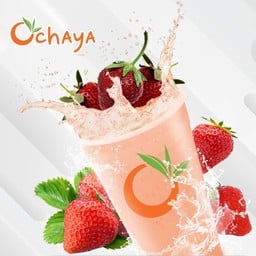 ชาเขียวโยเกิร์ตสตรอว์เบอร์รี