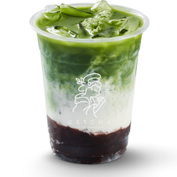 Iced Matcha Azuki Latte