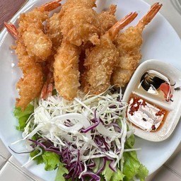 กุ้งชุปแป้งทอด