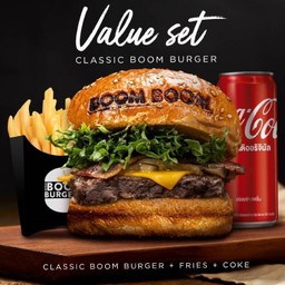 Classic Boom Burger Set