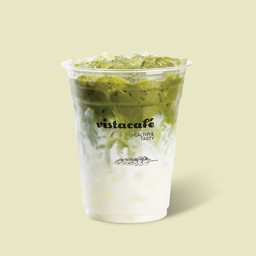 มัทฉะกรีนทีนมสดเย็น