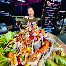 เมี่ยงปลาทู หมู กุ้ง สาขาบ้านสวน